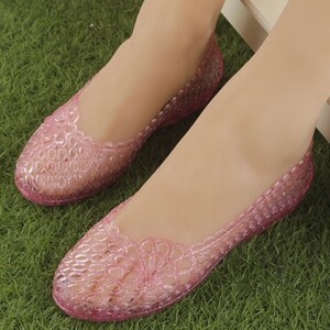 全塑料女装凉鞋