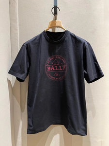 夏季新款美式休闲bally巴利同款短袖男大码打底T恤女情侣装半袖衫