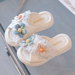 女童凉鞋2022新款夏季儿童软底防滑公主沙滩鞋女孩夏款爆款凉拖鞋