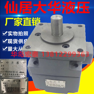 仙居大华液压有限公司 叶片泵 YB1-10 YB1-6 YB1-4 YBI-2.5 6.3