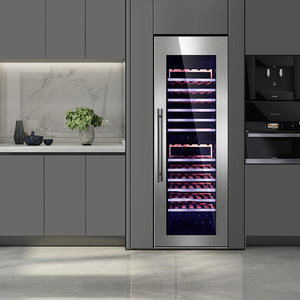 asikee家用嵌入式酒柜红酒冷藏柜嵌入式冰箱橱柜隐藏式双温内嵌