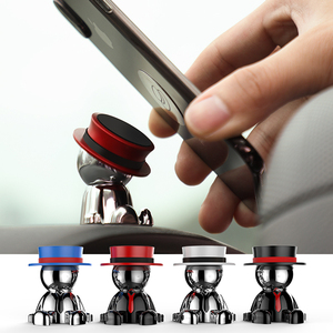 车载手机车支架磁力吸魔力吸盘式手机架磁吸导航可爱车上支撑架女