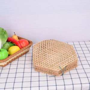 炖鱼防糊格子耐热厨房厨具隔板竹片网格防焦铺垫通用型网片