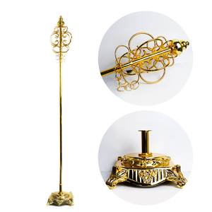 铁杖禅杖法杖降魔杖地藏王菩萨法器合金底座法器方丈法器180cm