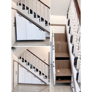 重型楼梯抽屉柜底部滑轨伸缩抽拉三节轨底柜导轨鞋柜收纳柜滑轨道