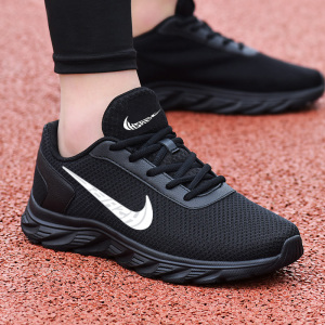 春夏新款耐克男鞋网面透气运动鞋休闲男士防臭跑步鞋轻便旅游鞋子