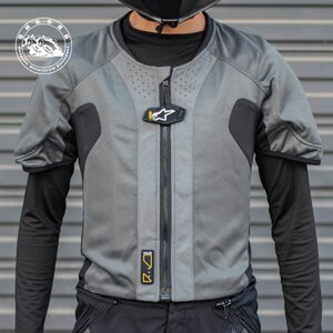 意大利a星tech air 5摩托车气囊马甲智能骑行服通用赛车防摔背心
