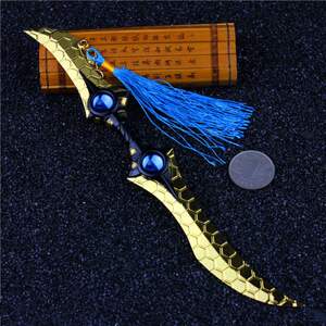 王者兵器吕布天魔缭乱皮肤武器金属刀剑长枪模型挂件荣耀游戏玩具