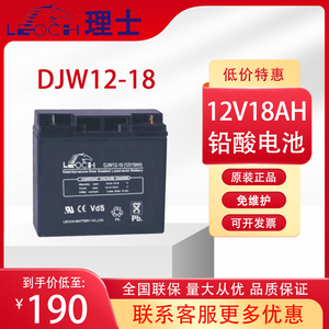 理士12V18AH蓄电池  DJW12-18 UPS不间断电源应急电源蓄电池正品