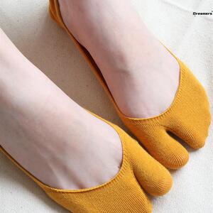 。分趾羊蹄袜船袜分趾袜二指脚趾配高跟鞋的分指袜透气女防滑隐形