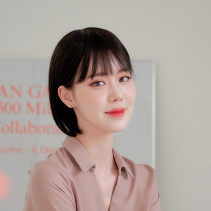 imwig假发女短发沙宣时尚假发套 减龄空气刘海真人发丝仿真全头套