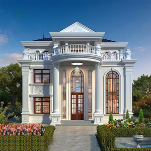 三层别墅农村自建房设计施工图纸12x10米复式小洋楼效果图1人付款888