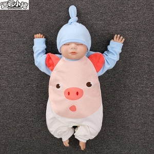 新生婴儿秋冬一个月宝宝初生小女孩满月女宝衣服男孩公主百天服装