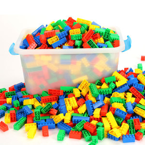 小颗粒拼装积木玩具塑料拼插3-6周岁儿童4-7-8拼搭幼儿园益智小孩