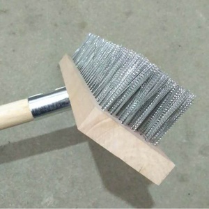 青苔除锈长柄钢丝大号地刷工业清洁刷硬水池毛刷刷子地板铁.