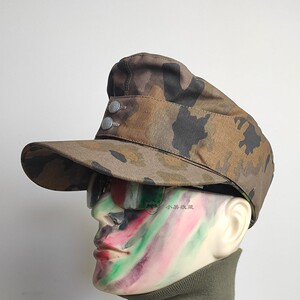 德国迷彩山地帽橡树叶迷彩秋季后期版二战m43山地帽