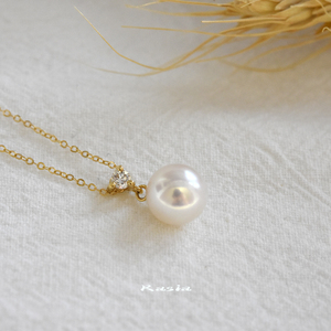 白色海珍珠吊坠极强光