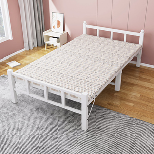 折叠床单人办公室午休床家用成人午睡床简易出租屋双人铁架陪护床