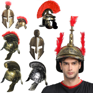 古罗马武士头盔古代将J帽子头盔战士帽子斯巴达勇士头盔武士帽子