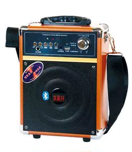 太阳升飞扬a66手提蓝牙音响木质6寸低音广场舞晨练充电广场音箱