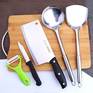 工具菜板菜刀锅铲套装刀和菜板组合全套用具宿舍切菜瓜果粘板面板