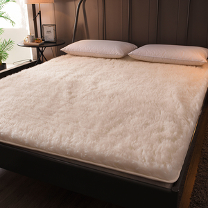 冬季加厚保暖澳洲羊毛床垫软垫1.8m床榻榻米助眠保护垫床褥垫褥子