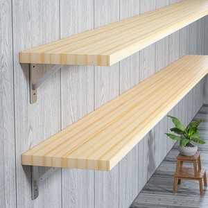 木板实木墙上置物架隔板墙壁一字板层板置物板隔层壁挂式墙面上.