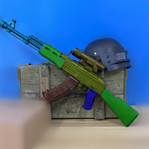 软弹玩具akm手自一体电动连发ak47突击步男孩阿k礼物儿童吃鸡儿童