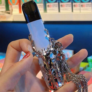 悦刻relx四代保护壳五代幻影保护套一代小鹿挂链挂绳电子项链烟套