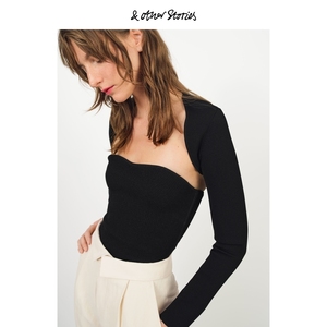 修身开胸上衣2022夏季新款坎肩开衫 & other stories 1084889001