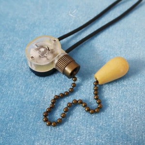 拉线开关拉链拉绳开关吊扇壁灯床头灯台灯开关灯具灯饰配件diy