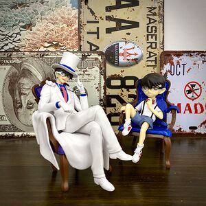 名侦探柯南手办周边工藤新一公仔送男生小兰怪盗基德玩具生日礼物