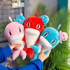 陪我一起学习阿布海豚公仔玩偶手办娃娃毛绒玩具睡觉可爱儿童礼物