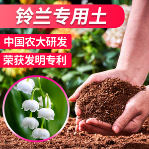 铃兰专用土专用营养土专用肥料中国农大研发漫生活专利营养土
