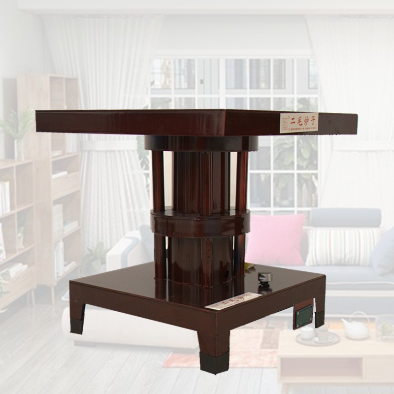 燃气烤火炉烤漆气炉家用天然气炉利川二毛炉子一体式取暖炉