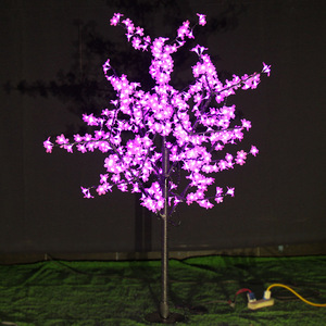 LED铁杆桃花树灯水果树粉色户外景观灯节日亮化灯装饰灯