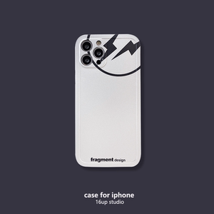藤原浩闪电适用iphone13手机壳pro苹果12电镀xsmax情侣11硅胶xr潮