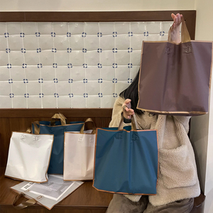 磨砂服装店袋子打包装衣服用加厚塑料礼品袋女装购物手提袋定制