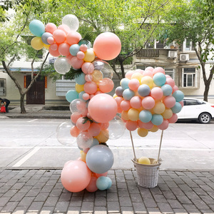 马卡龙气球半拱门支架开业周年庆气氛装饰生日4s店面活动场景布置