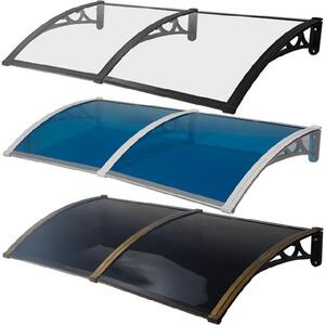 天台加厚小区摆摊支架停车雨搭防雨楼顶雨蓬雨露耐力板透明5mm6mm