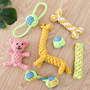 小狗狗玩具磨牙耐咬绳结中小型犬泰迪幼犬狗解闷结绳玩具宠物用品