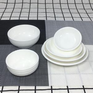 白色小瓷碟国画美食拍照道具盘子小碟子10个装陶瓷纯白陶瓷碟调色