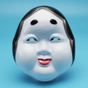 日本撅嘴的面具图片