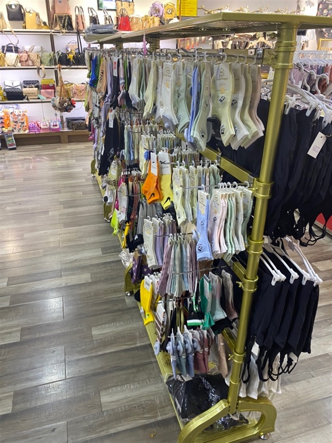 铁艺袜子货架展示架落地多功能挂内衣饰品架手套架丝袜中岛展示