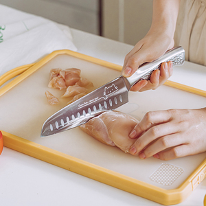 树可胖橘三德刀家用寿司刀刺身刀水果刀专用加长不锈钢套装小餐刀