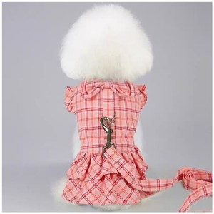 宠物比熊泰迪狗狗衣服春夏装春秋装公主裙子母狗狗牵引带绳小型犬