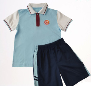 学校指定广州市越秀区中山二路小学秋冬季短袖短裤上衣裤子校服