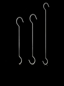 加粗不锈钢s钩s型挂钩厨房s弯形大钩子服装加长s勾子长杆长柄吊钩