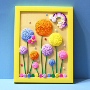 超轻粘土相框画diy材料包幼儿园手工制作亲子创意彩泥黏土作品框