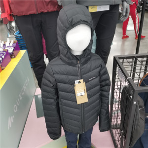 迪卡侬羽绒服儿童轻薄羽绒衣男女童正品童装冬装外套qujr